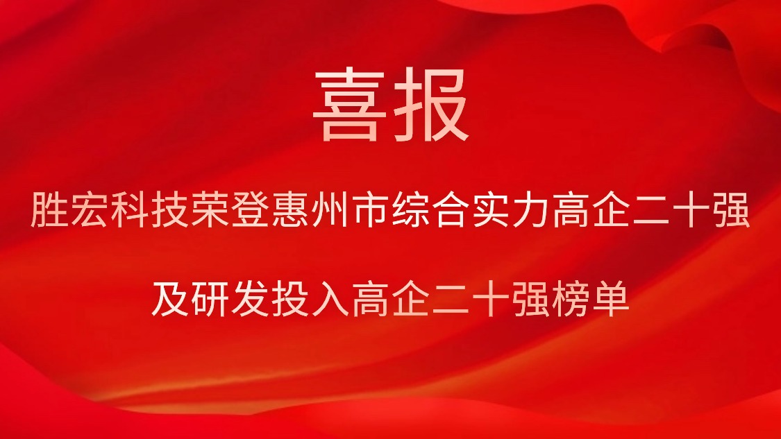 ky开元科技荣登惠州市综合实力高企二十强及研发投入高企二十强榜单